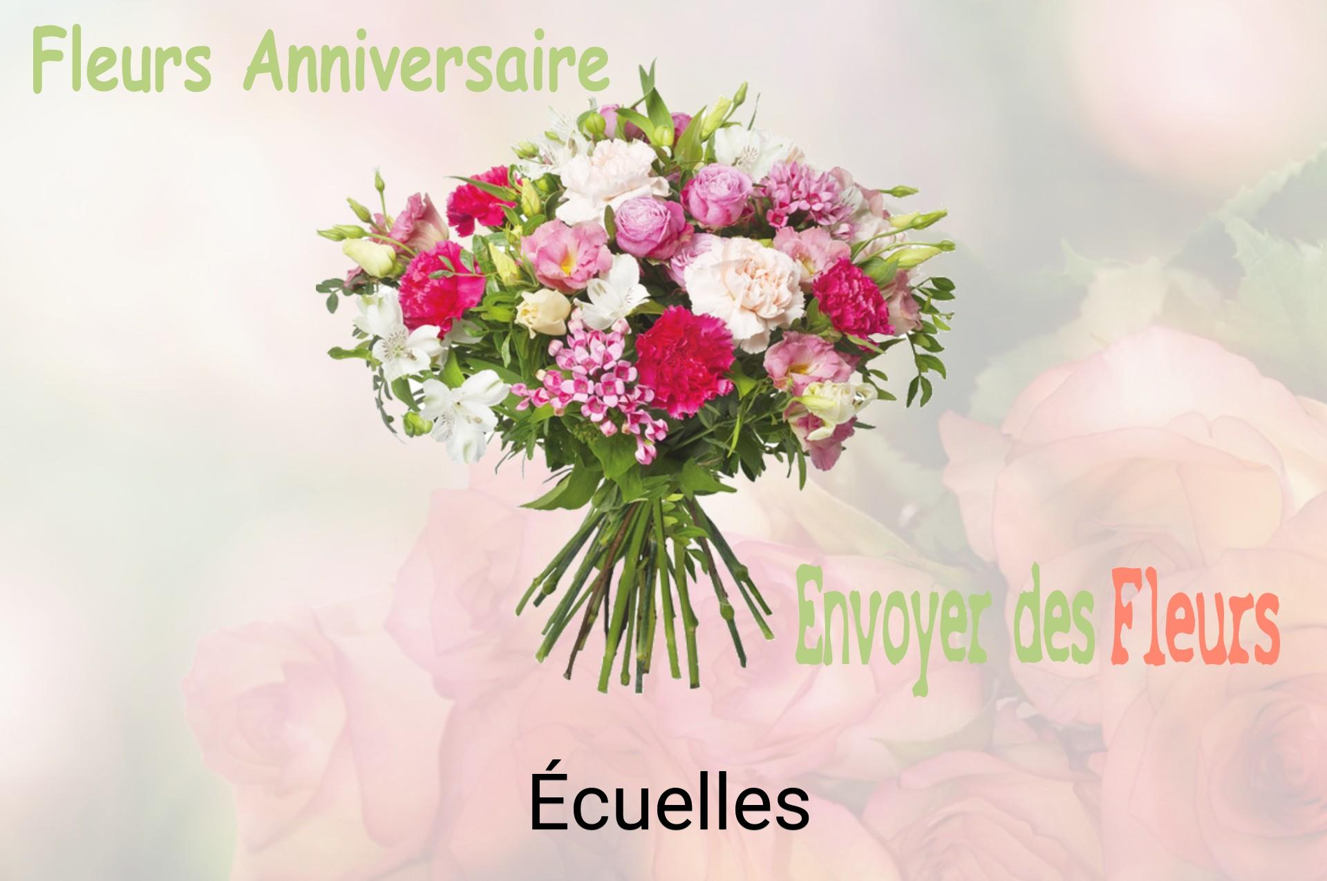 Bouquet de fleurs d’anniversaire livré à Écuelles